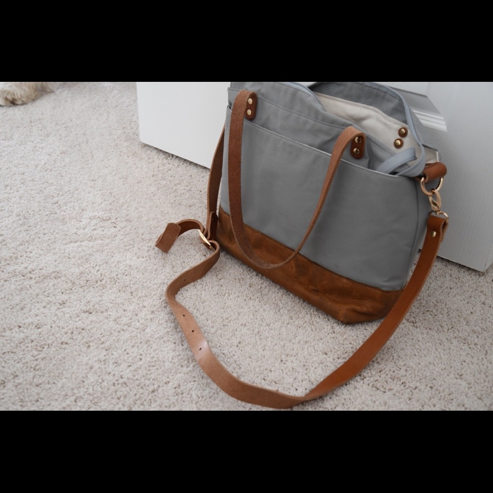 Handmade diaper bag from Etsy